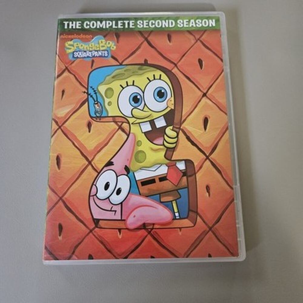 SpongeBob SquarePants Complete Second Season Dvd 3 Disc Set Nickelodeon